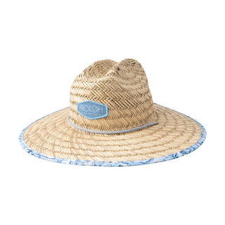 Prodoh Straw Lifeguard Hat in Oyster Print