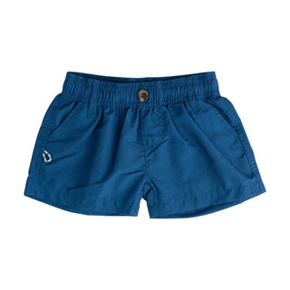 Prodoh Boys Outrigger Performance Shorts in Classic Navy Peony