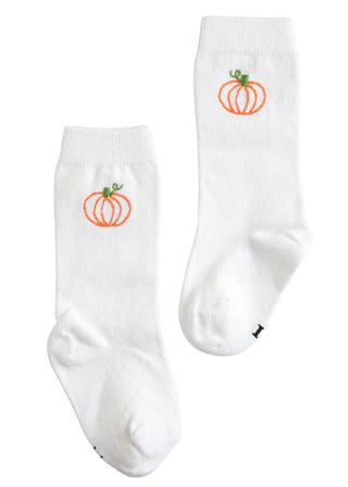 Little English Knee High Pumpkin Socks