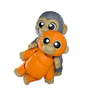 Wigglitz Punch & Plush Friend 2Pk