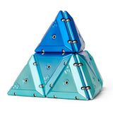 Speks Geode Magnetic Pyramid- Chrome