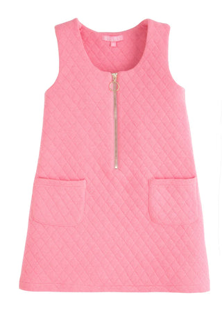 Bisby Quilted Jumper Dress - Rose