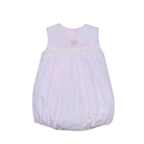 Remember Nguyen Pink Reagan Girl Bubble - Dainty Flowers with Bow