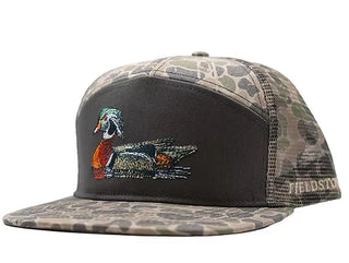 Fieldstone Youth 7-Panel Backwoods Camo Wood Duck Hat