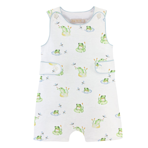 Baby Club Chic Baby Frog Romper w/ Buttons