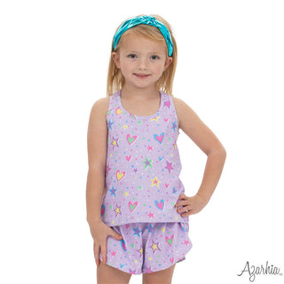 Azarhia Butterfly Shorts - Hearts & Stars