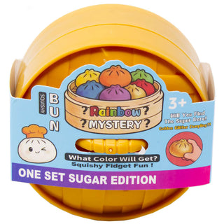 Rainbow Mystery Slow RIse Squishy Bun