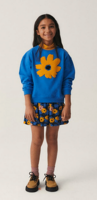 Compania Fantastica Blue Daisy Skirt
