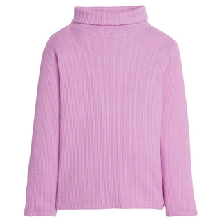 Bisby Ribbed Turtleneck - Petal
