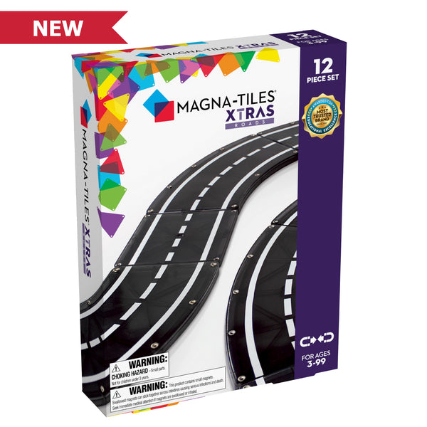Magna-Tiles XTRAS Roads 12Pc Set