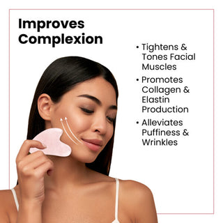 Lindo Rose Quartz Gua Sha – 100% Natural Rose Quartz