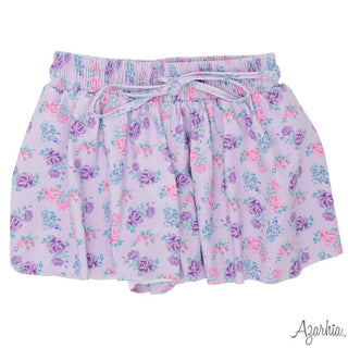Azarhia Butterfly Shorts- Grand Lavender Roses