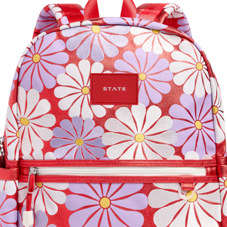 State Backpack - Kane Kids - Metallic Ruby Floral