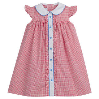 Little English Ruffle Sally Stars Dress