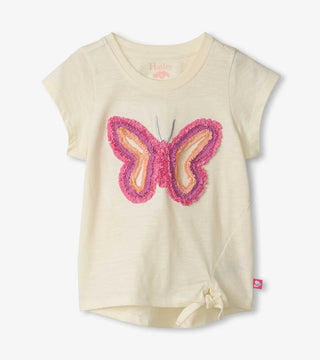Hatley Georgia Peach Butterfly Tie Front Tee