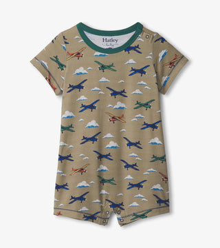 Hatley Airplanes Bamboo Romper