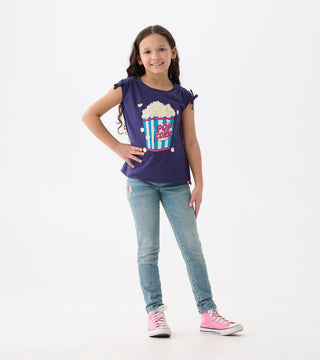 Hatley Pop Corn Cinched Shoulder Top