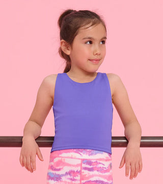 Purple Opulence Tank with Built in Bra