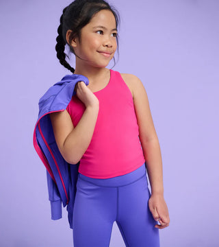Pink Yarrow Tank with Built in Bra