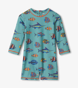 Hatley Tropical Fish One Piece Rashguard