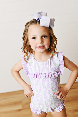 Swoon Baby Spring Lavender Garden 1Pc Swimsuit