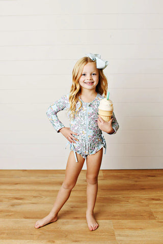Swoon Baby Spring Charleston Floral 1Pc Swimsuit