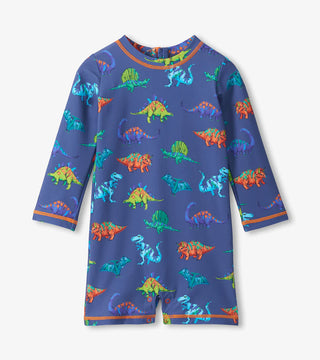 Hatley Dino Party One Piece Rash Guard