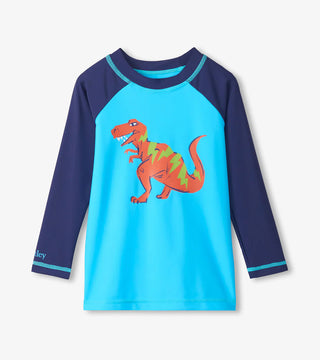 Hatley Boys Dino Party Graphic Longsleeve Rashguard