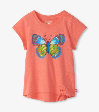 Hatley Butterfly Tie Front Tee