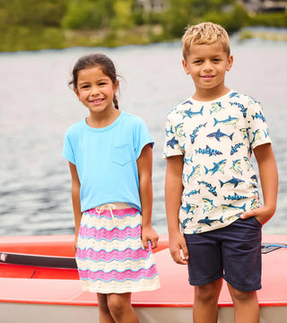 Hatley Boys Glow in the Dark Sharks Graphic Tee