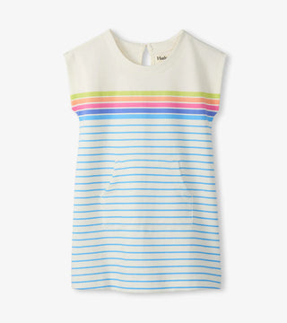Hatley Rainbow Stripe Slouchy Dress