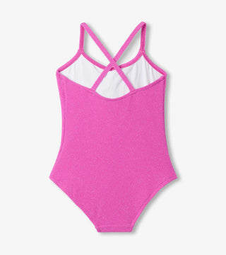 Hatley Rose Violet Ruched Front Swimsuit