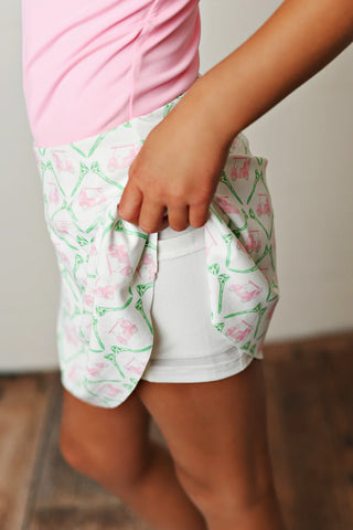 Swoon Baby Par-Tee Trellis Tennis Skort