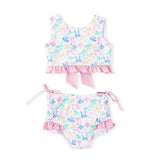 Swoon Baby Bow-tiful 2Pc Ruffled Swimsuit