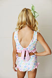 Swoon Baby Bow-tiful 2Pc Ruffled Swimsuit