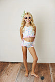 Swoon Baby Bow-tiful 2Pc Ruffled Swimsuit