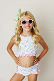 Swoon Baby Bow-tiful 2Pc Ruffled Swimsuit