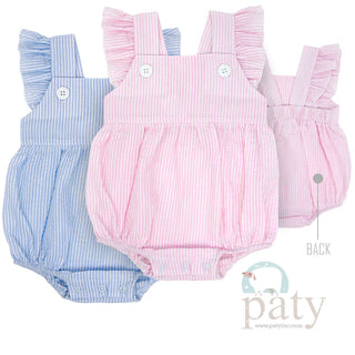 Patty Angel Sleeve Seersucker Bubble