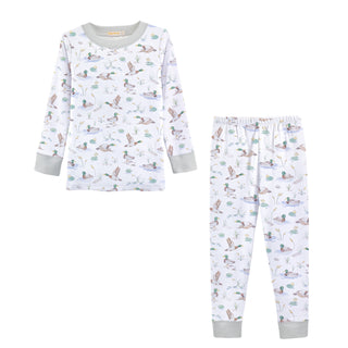 Baby Club Chic - Mallard Ducks Printed Pajama Set