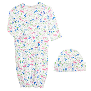 Baby Club Chic Spring Dream Gown and Hat Set