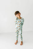 Macaron+Me Western Horses Bamboo 2Pc Pajamas