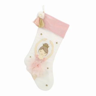 Mon Ami Tasseled Ballerina Stocking - Pink