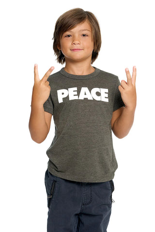 Chaser S/S Gray PEACE Tee Shirt