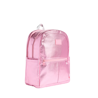 State Backpack - Kane Kids LARGE Double Pocket - Pink/Silver/Gold