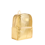 State Backpack - Kane Kids Double Pocket- Gold Metallic