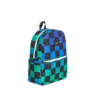 State Backpack - Kane Kids - Blue Checkerboard
