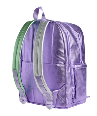 State Backpack - Kane Kids Double Pocket - Lilac Metallic