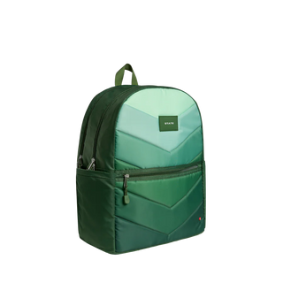 State Backpack - Kane Kids Large Double Pocket- Olive Chevron