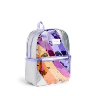 State Backpack - Kane Kids Double Pocket - Metallic Sequin Wave