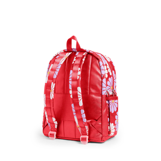 State Backpack - Kane Kids Double Pocket - Metallic Ruby Floral